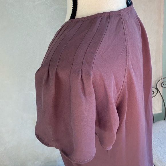 Chiffon V-neck Blouse - Picture 4 of 6